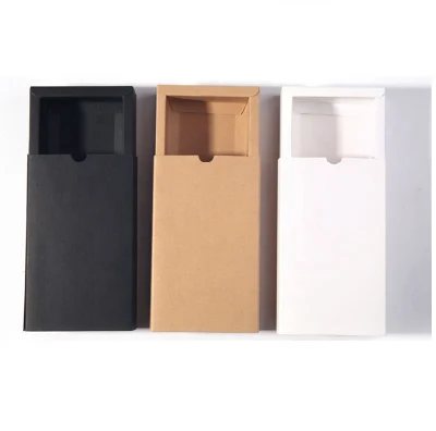 Caja de embalaje de la caja de regalo del papel del estilo de la diapositiva del cajón de los nuevos productos de la popularidad